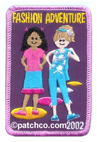 fashion adventure custom girl scout fun patch